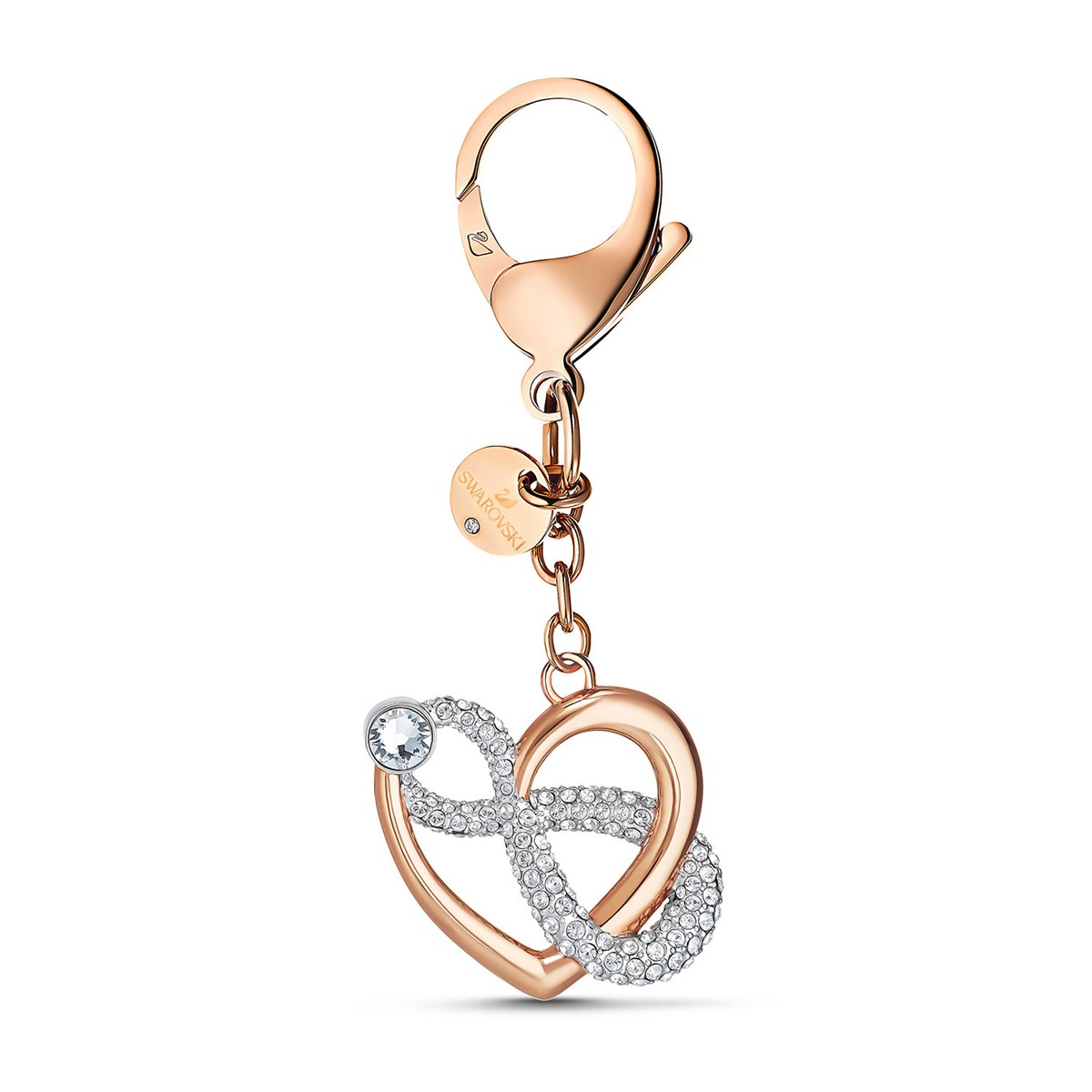 Porte-clés Swarovski Infinity Heart