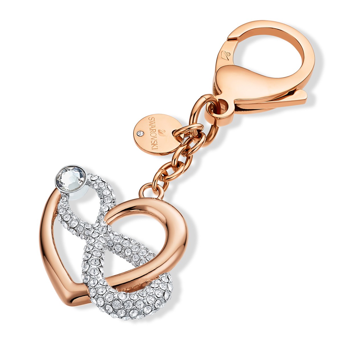 Porte-clés Swarovski Infinity Heart - vue 3