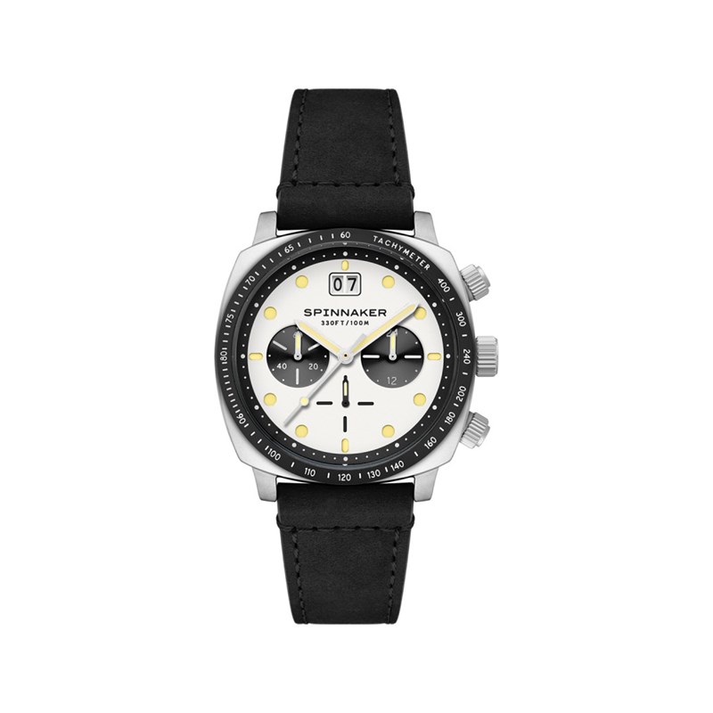 Hull Chronograph PANDA WHITE - Montre homme