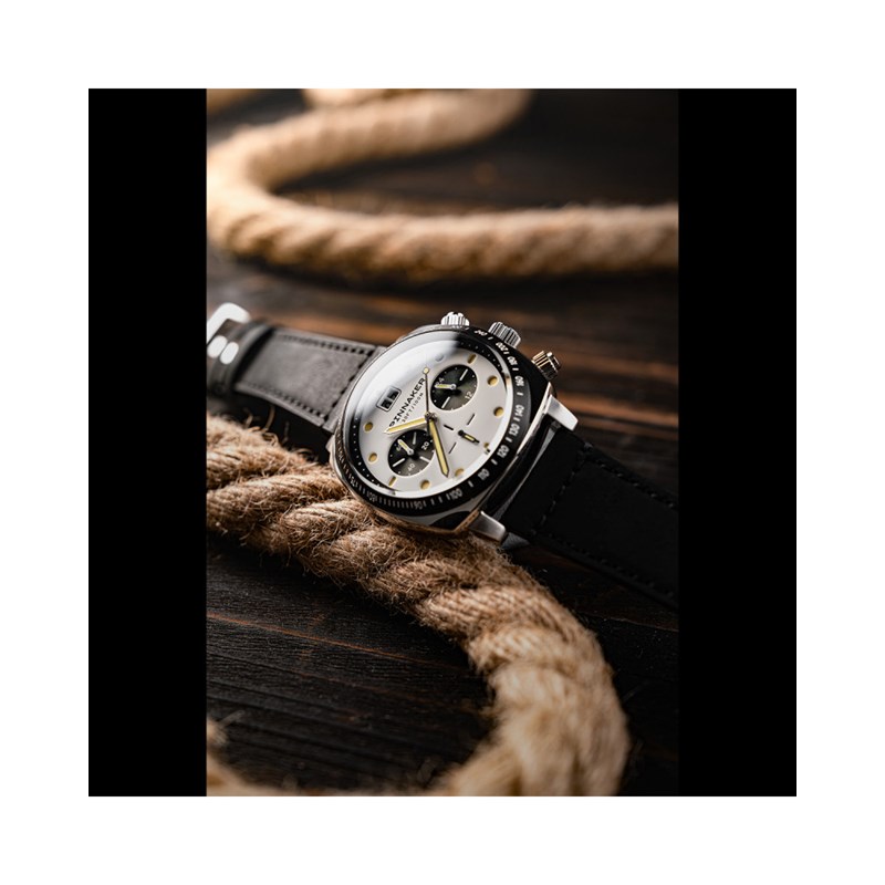 Hull Chronograph PANDA WHITE - Montre homme - vue 2