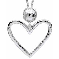 Collier coeur en argent 925