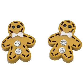 925/1000 sterling silver cookie earring for men