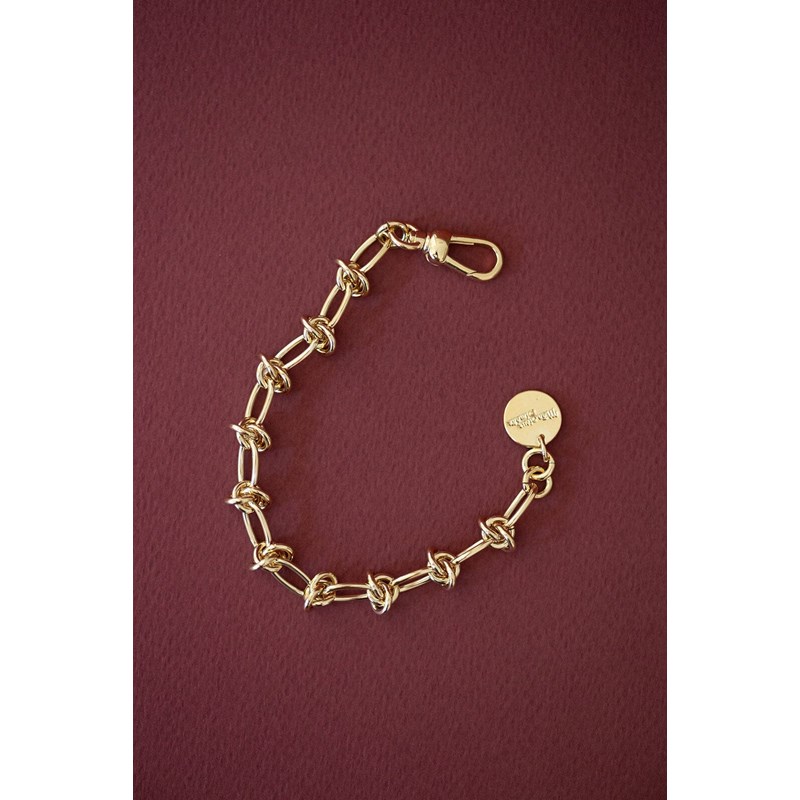 bracelet doré à l'or fin - ATHÉNA - vue 3
