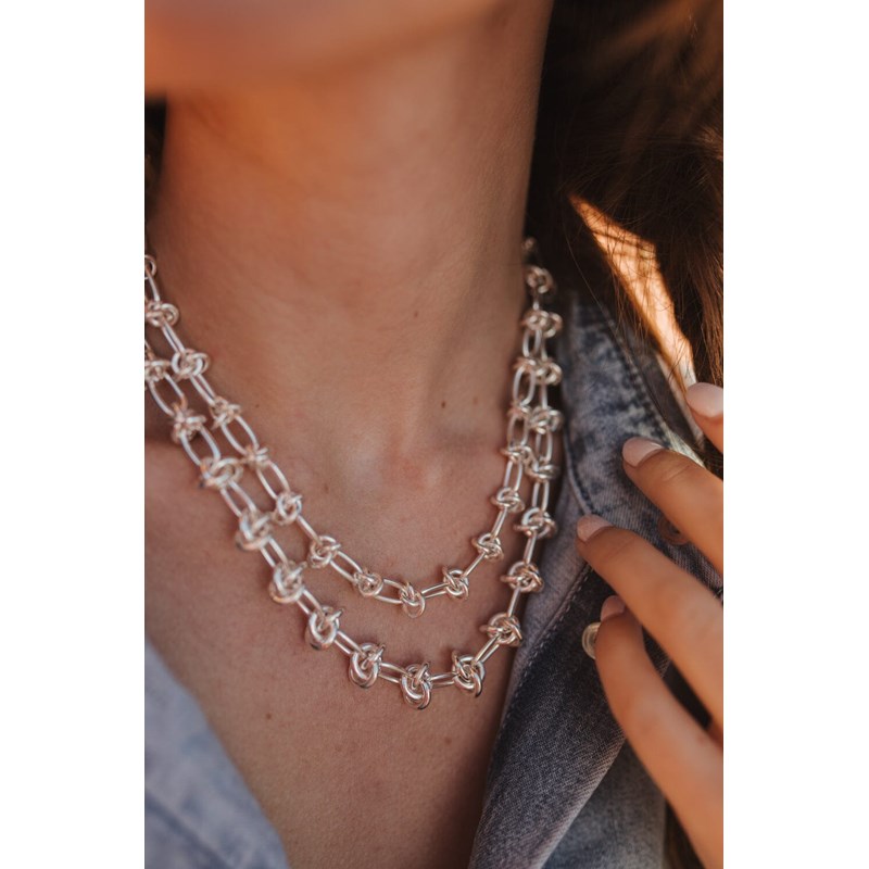 collier plaqué argent - ATHÉNA - vue 4