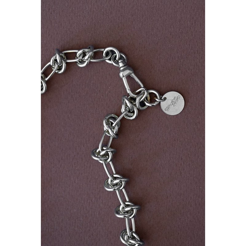 maxi collier plaqué argent - ATHÉNA - vue 4
