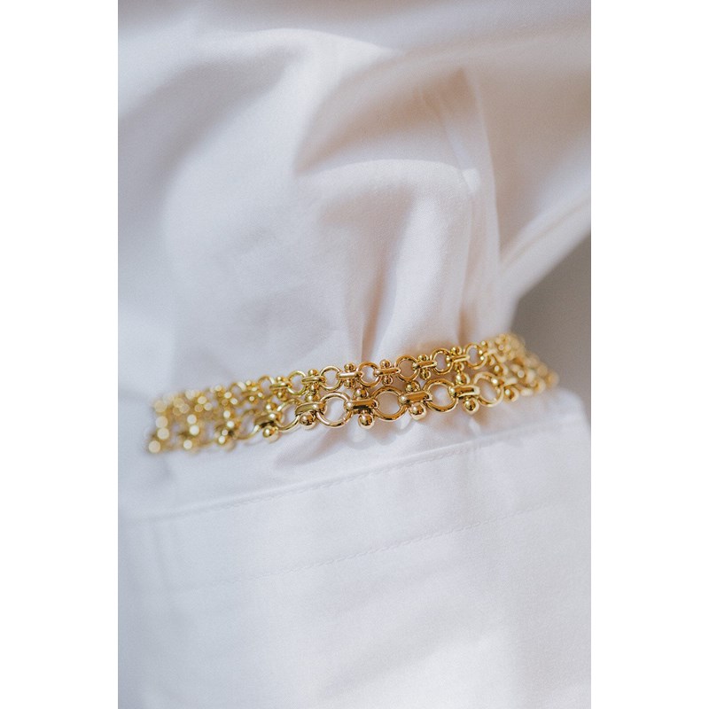 bracelet doré à l'or fin - HÉBÉ - vue 4
