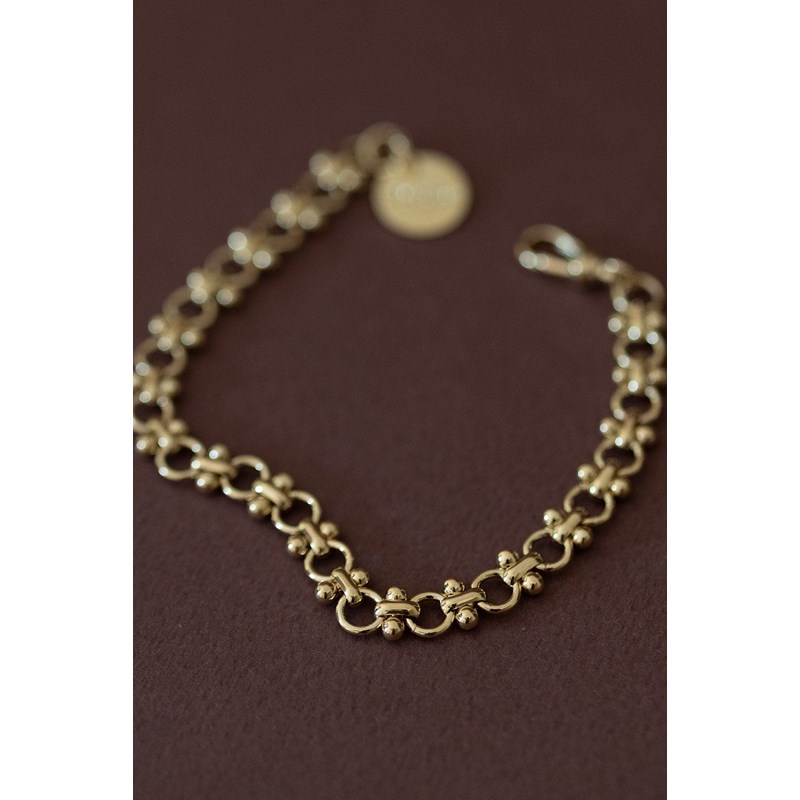maxi bracelet doré à l'or fin - HÉBÉ - vue 3