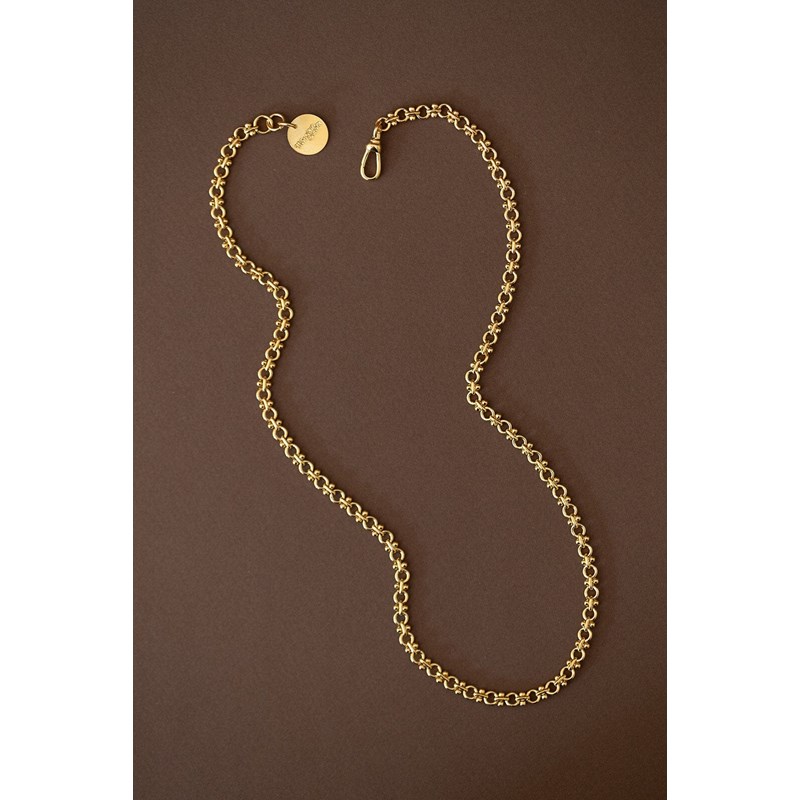 collier doré à l'or fin - HÉBÉ - vue 3