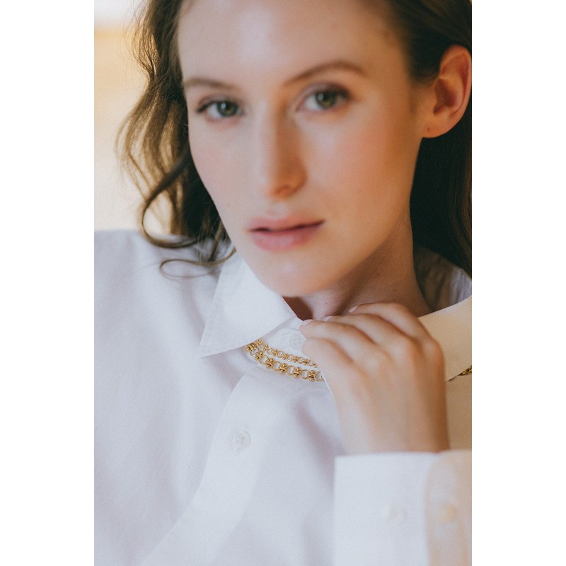 collier doré à l'or fin - HÉBÉ - vue 4