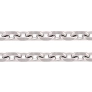 Chaîne Chaine fine homme femme 50 cm maille Forçat en argent 925°/00 50cm 1,2mm