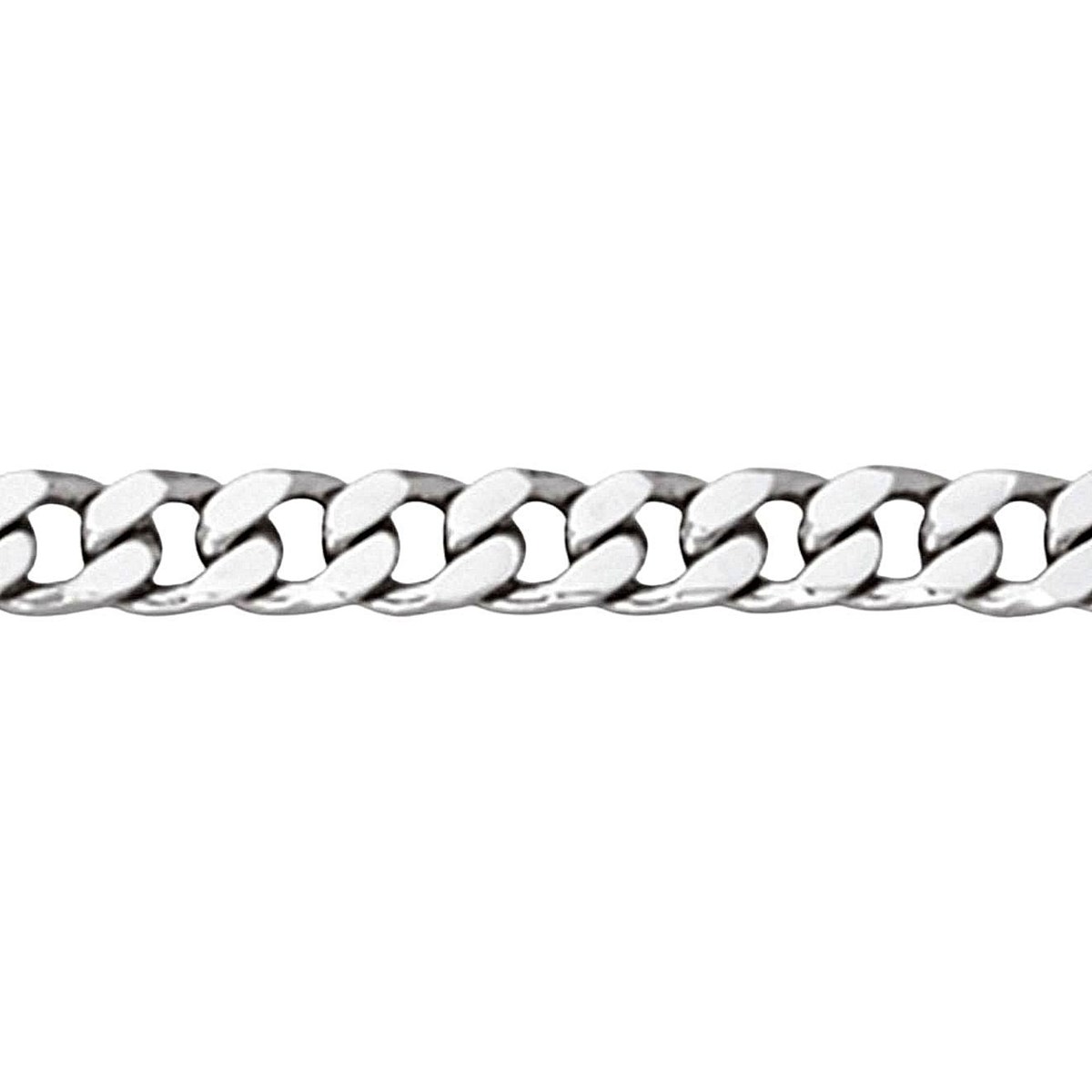 Chaîne Chaine longue homme 60 cm maille Gourmette en argent 60cm - 1,2mm