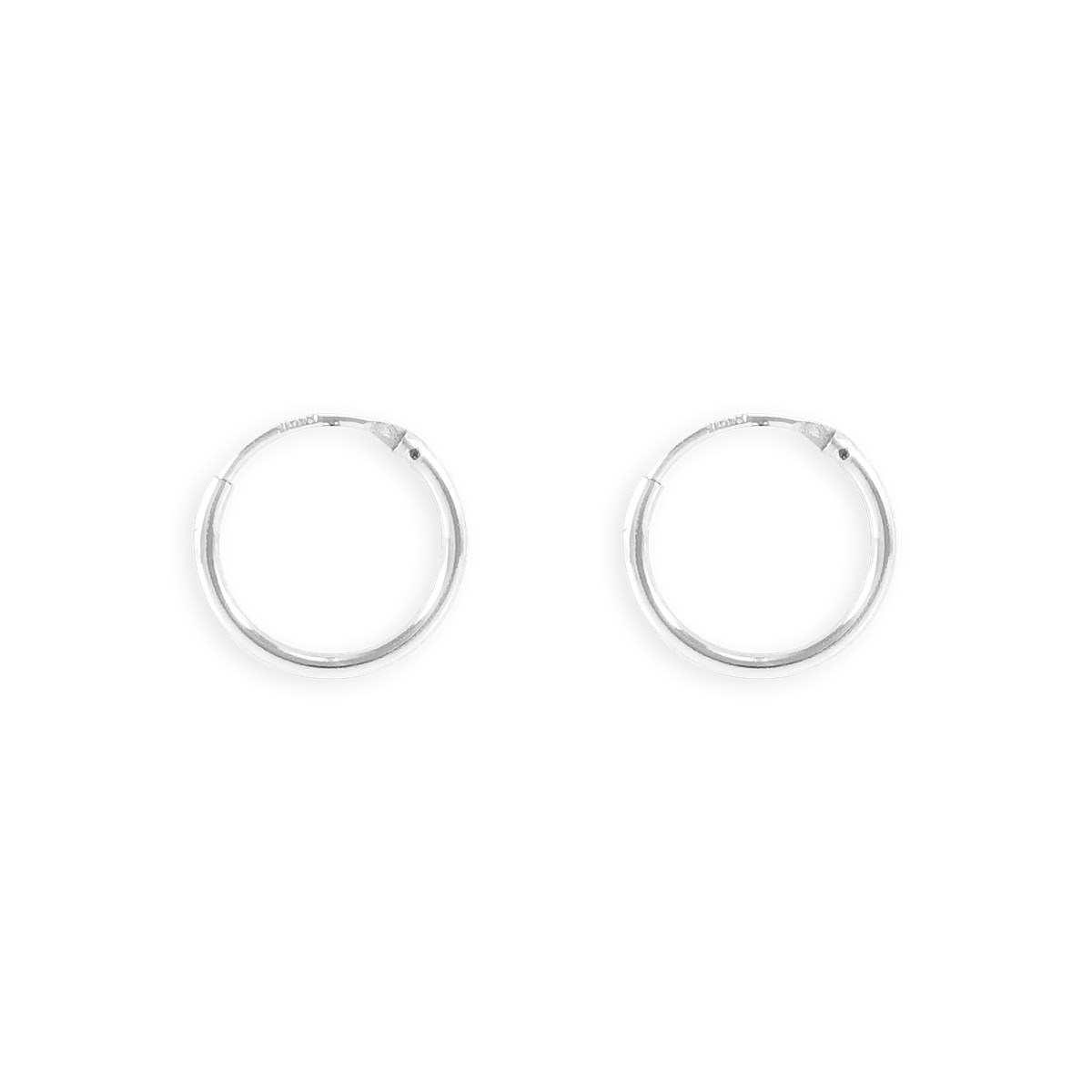 Boucles d'oreilles en argent 925 rhodié