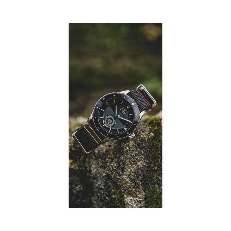 FLYBOY SECTOR 40 - Montre homme - Mouvement japonais meca quartz 3 aiguilles et compteur 24h - vue 2