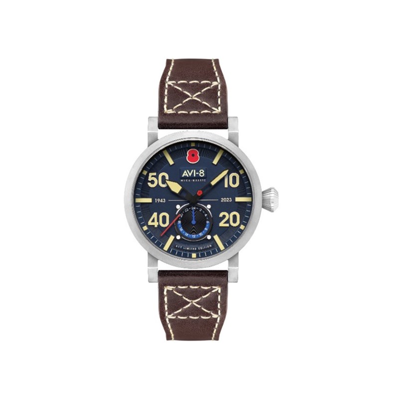 Dambuster 80TH Anniversary Royal British Legion - Montre homme - Mouvement Meca Quartz 3 aiguilles et 24 heures