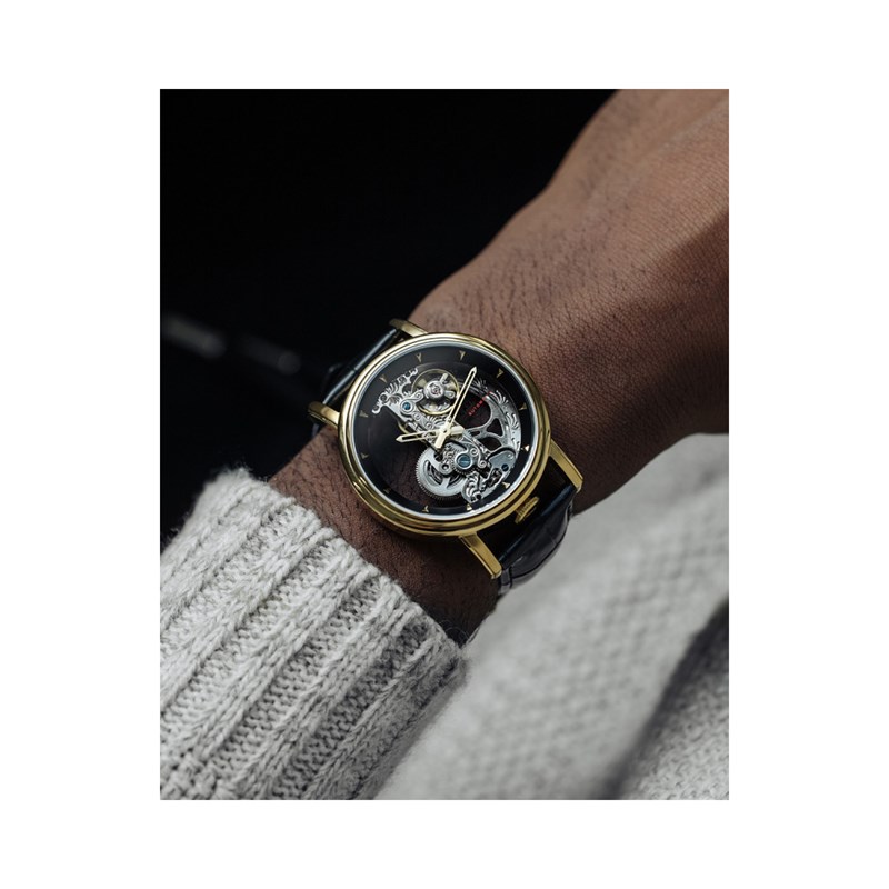 Fowler Bridge Skeleton Automatic - Montre homme - Mouvement automatique squelette deux aiguilles - vue 3