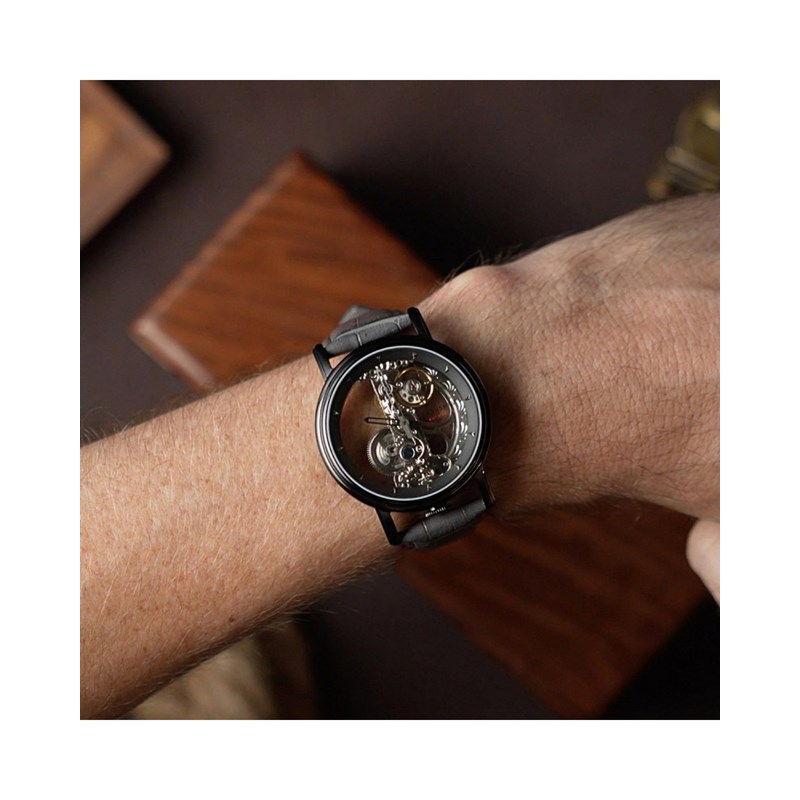 Fowler Bridge Skeleton Automatic - Montre homme - Mouvement automatique squelette deux aiguilles - vue 4