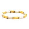 Bracelet Perles Heishi  Jaspe Jaune Blanc - vue V1