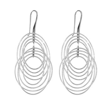 Ronde Spiraal Oorbellen Zilver