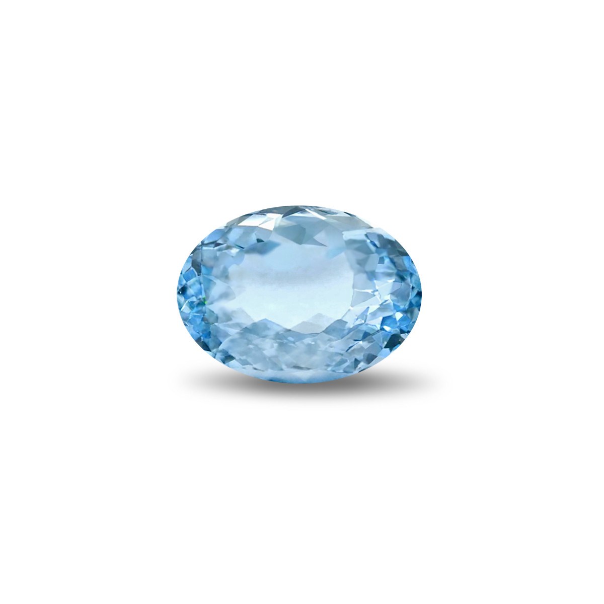 Aigue-Marine Ovale de 0.995 carats - Clarté VSI - Origine Afrique