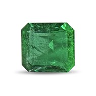 Pierre Précieuse Émeraude Octogonale de 4.27 Carats - Couleur AAA Top Green - Clarté VVVS - Origine Zambie