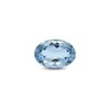 Aigue Marine Ovale facettée bleu ciel - Poids de 0.735 carats - Clarté VVS-VS - Origine Inde - vue V1