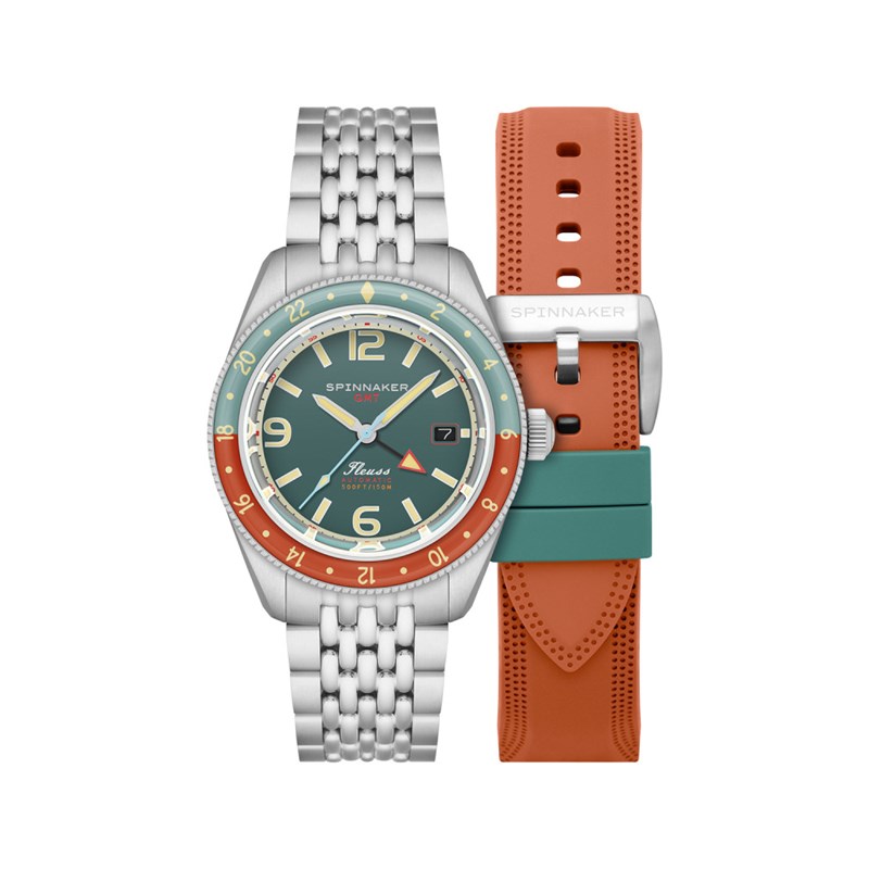 Fleuss GMT Automatic - TROPICAL GREEN - Montre homme - Mouvement japonais automatique GMT