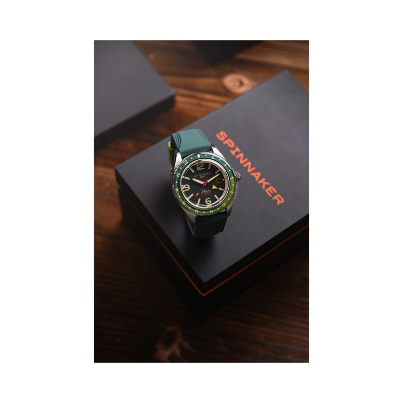 Fleuss GMT Automatic -FOREST GREEN - Montre homme - Mouvement japonais automatique GMT - vue 3