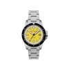 Croft Pioneer Automatic- SUNSET YELLOW - Montre homme - Mouvement Automatique avec 3 aiguilles et date - vue V1