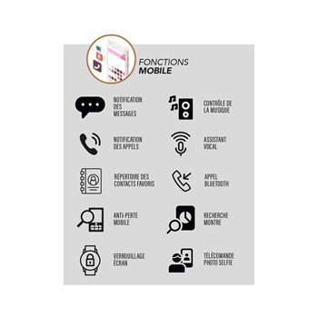 Connected Watch - POWERFUL AMOLED