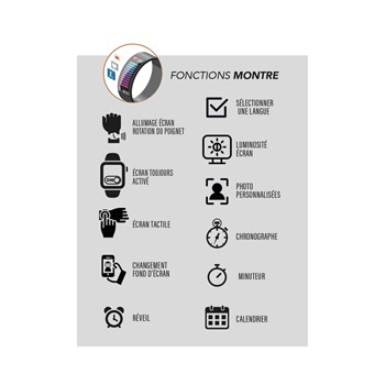 Connected Watch - POWERFUL AMOLED