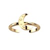 Bague Les Cadettes Luna dorée - vue V1