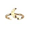 Bague Les Cadettes Luna dorée - vue V2