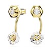 Boucles d'oreilles Swarovski Numina réversible - vue V3