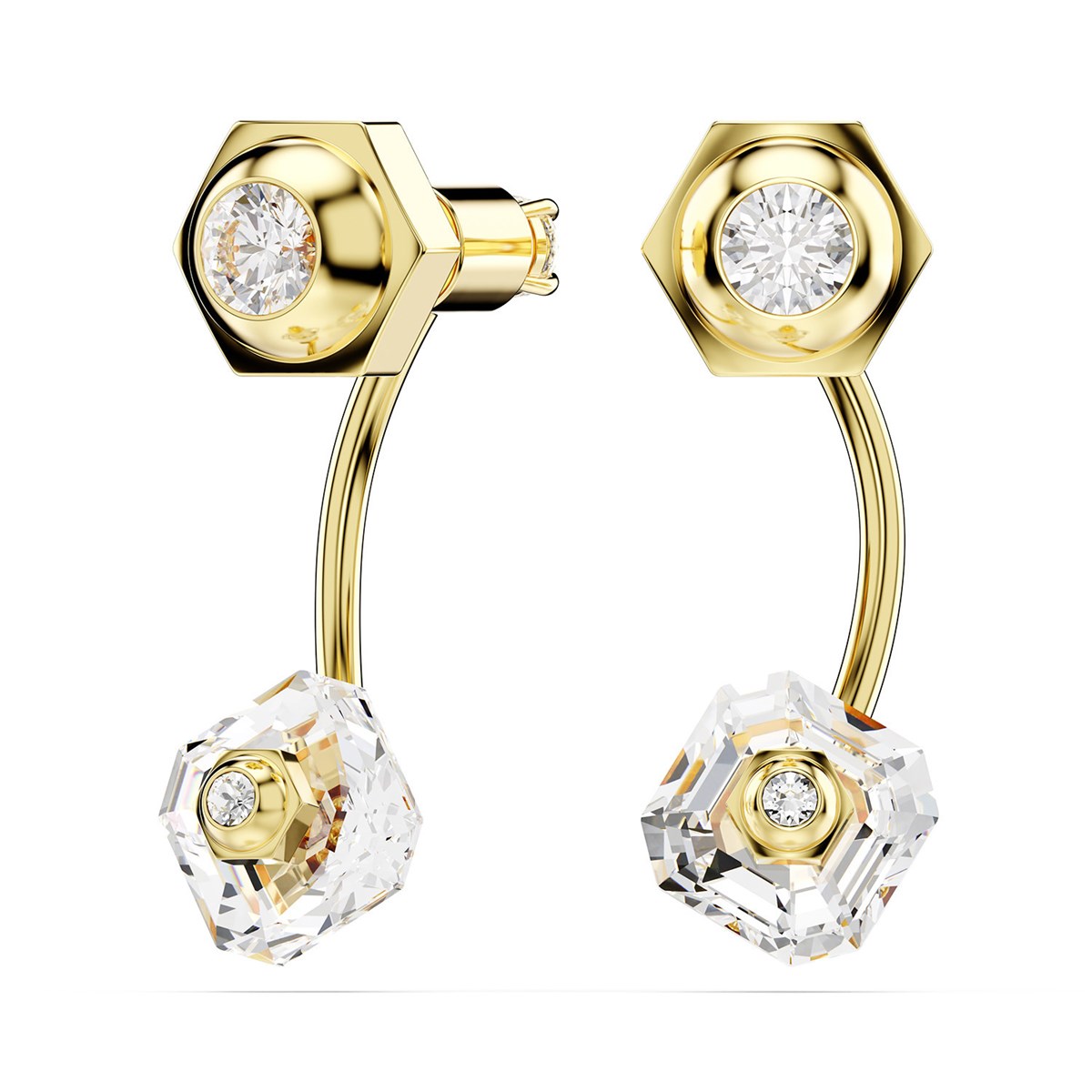 Boucles d'oreilles Swarovski Numina réversible - vue 3