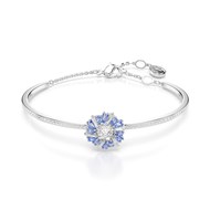 Bracelet jonc Swarovski Idyllia bleu