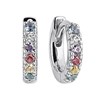 Créoles Sif Jakobs Ellera argent multicolores_x000D_
petit modèle - vue V1