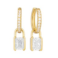 Boucles d'oreille Sif Jakobs ROCCANOVA avec pampille_x000D_
argent plaqué or