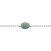 Bracelet Brillaxis argent quartzite verte - vue V1