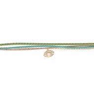 Bracelet Les Cadettes Mia perles turquoises oeil