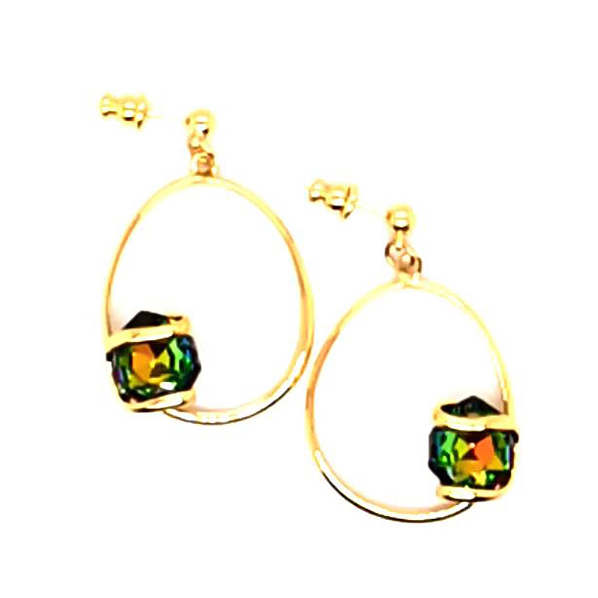 Boucles d'oreilles Andrea Marazzini Mini Musa Vitral
dorées - vue 2