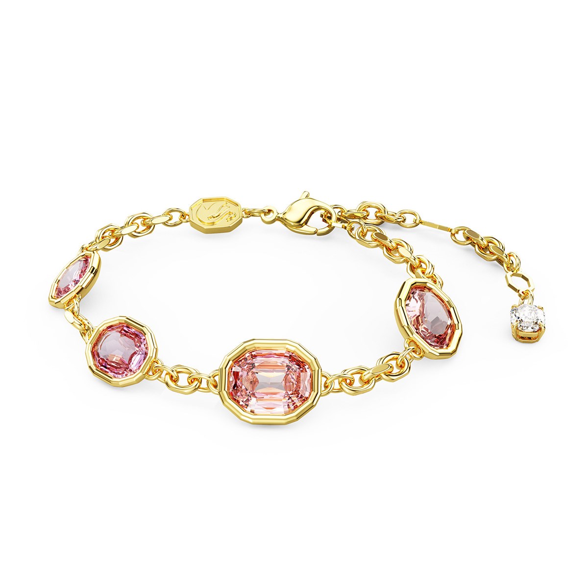 Bracelet Swarovski Imber taille octogonale rose - vue 3