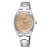 Montre femme Seiko acier cadran rose jour/date
collection classique - vue V1