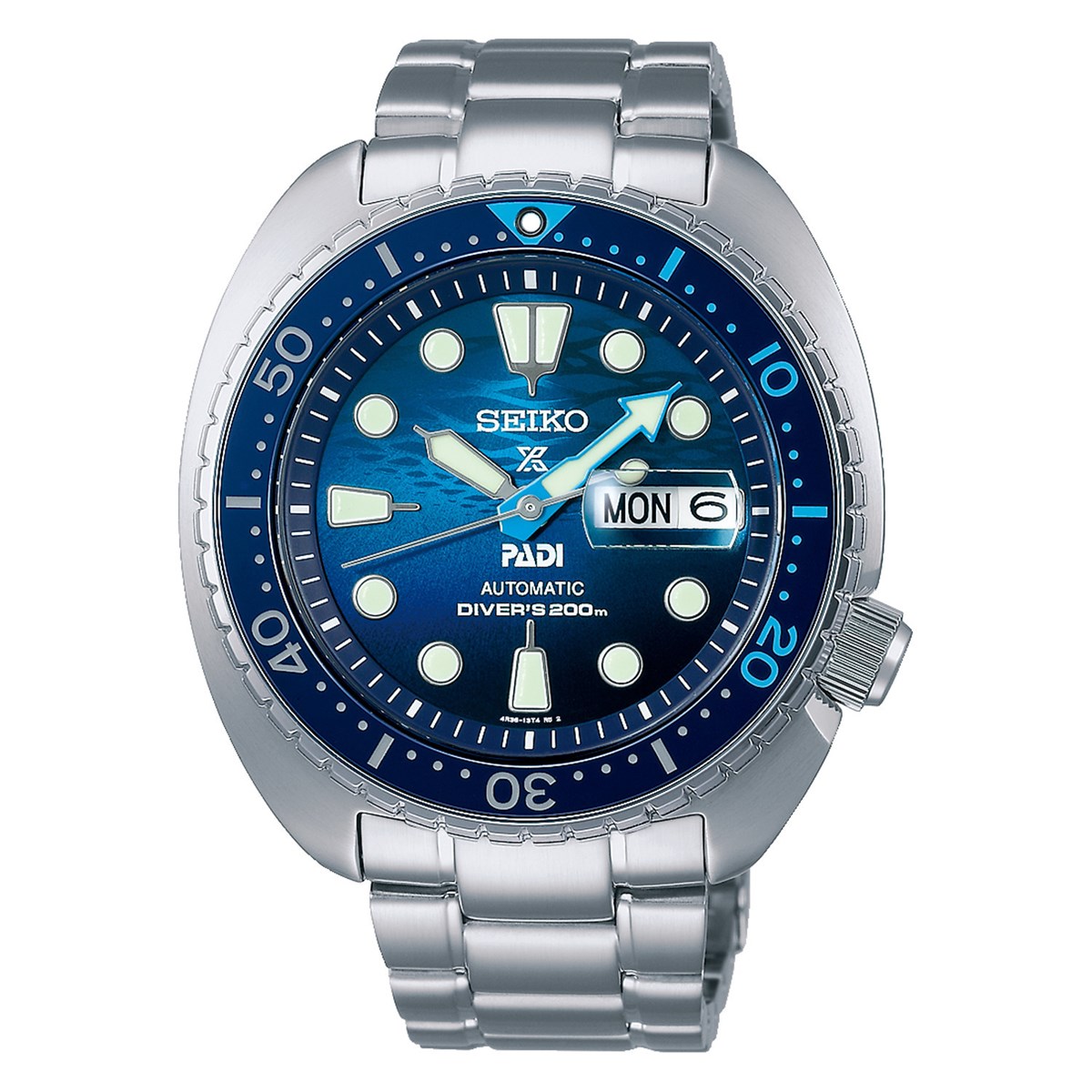 Montre de plongée automatique Seiko Prospex Padi
Edition Spéciale The Great Blue