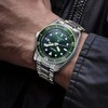 Montre Seiko Prospex quartz solaire diver's 200m
cadran vert - vue V2