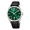 Montre Lotus Classique cadran vert cuir noir - vue V1