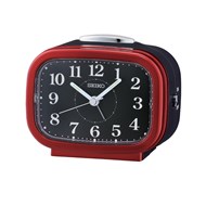 Réveil Seiko classique noir/rouge