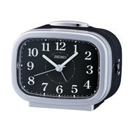 Réveil Seiko classique noir/argenté