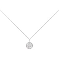 Collier mono-motif Mathilde en Argent avec perle d'eau douce blanc