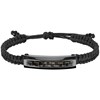 Bracelet souple sur cordon Léon en Acier 316L - vue V1