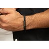 Bracelet souple sur cordon Léon en Acier 316L - vue V2